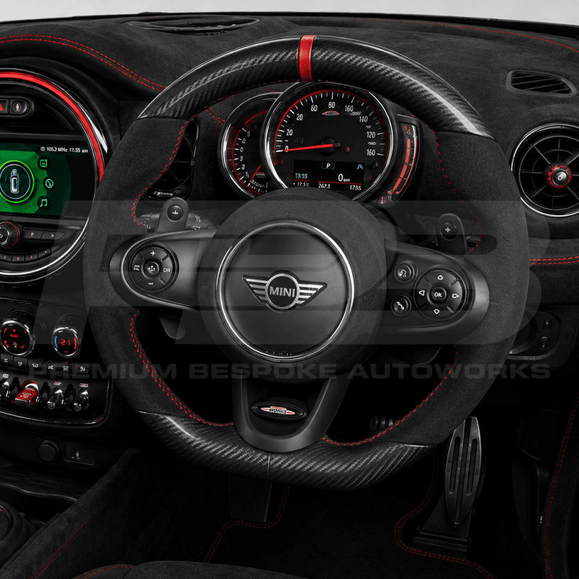 MINI custom steering wheel, hand-finished to order by Premium Bespoke AutoWorks