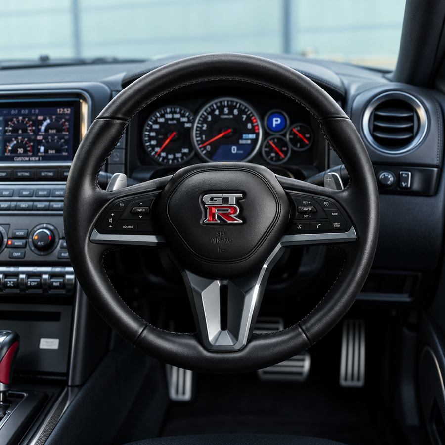 Nissan GT-R R35 EBA wheel steering wheel