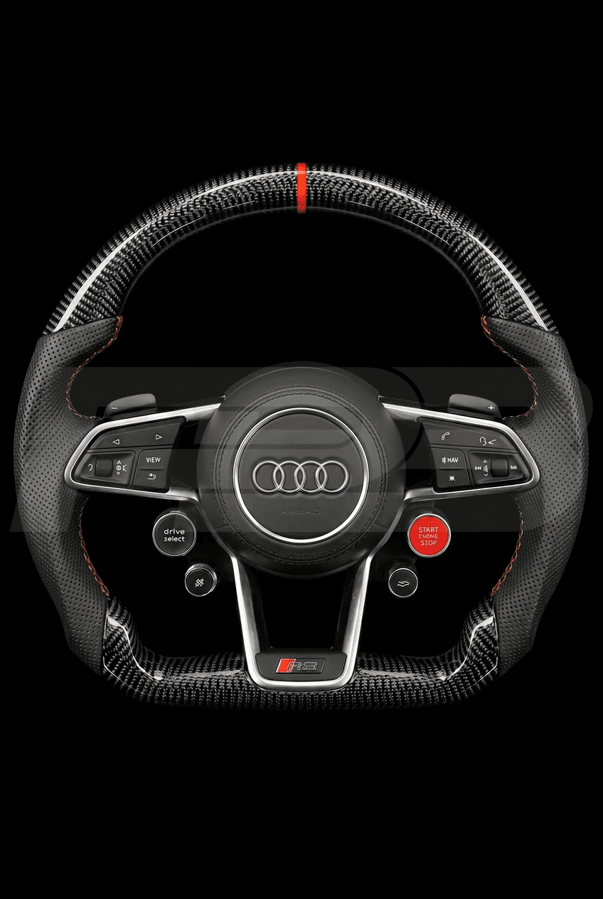 Audi R8 Carbon Perf — complete view, Brown stitching