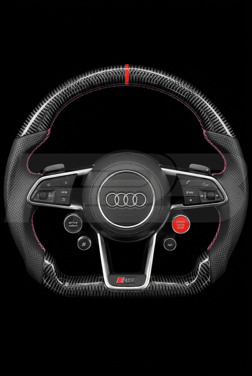 Audi R8 Carbon Perf — complete view, Pink stitching