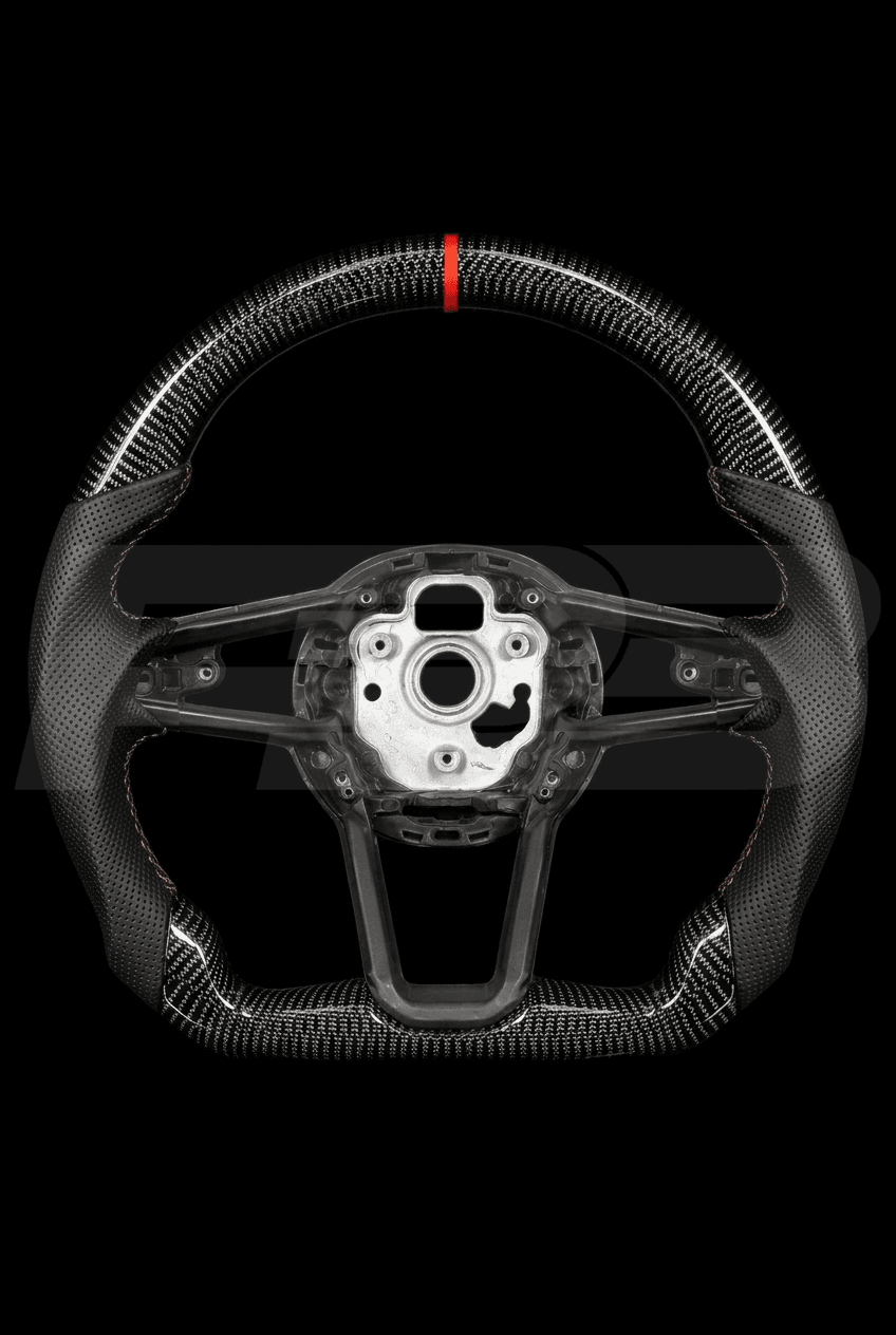 Audi R8 Carbon Perf — exposed view, Grey stitching