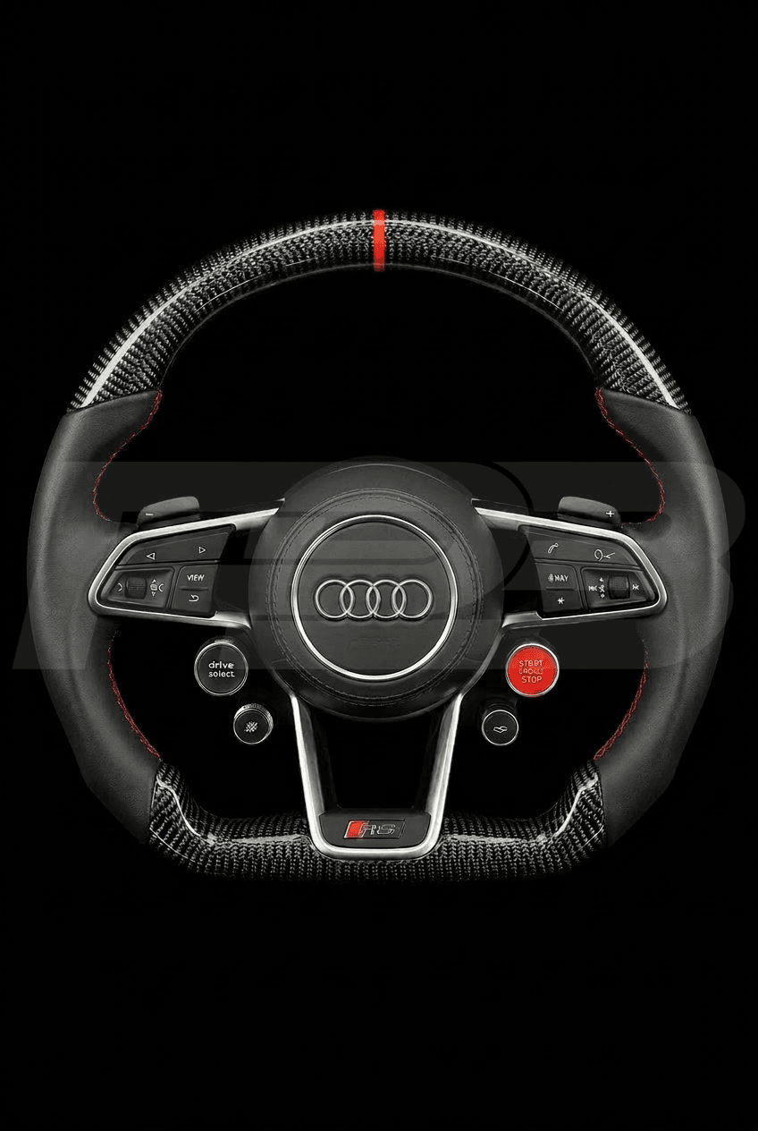 Audi R8 Carbon Sport — complete view, Red stitching