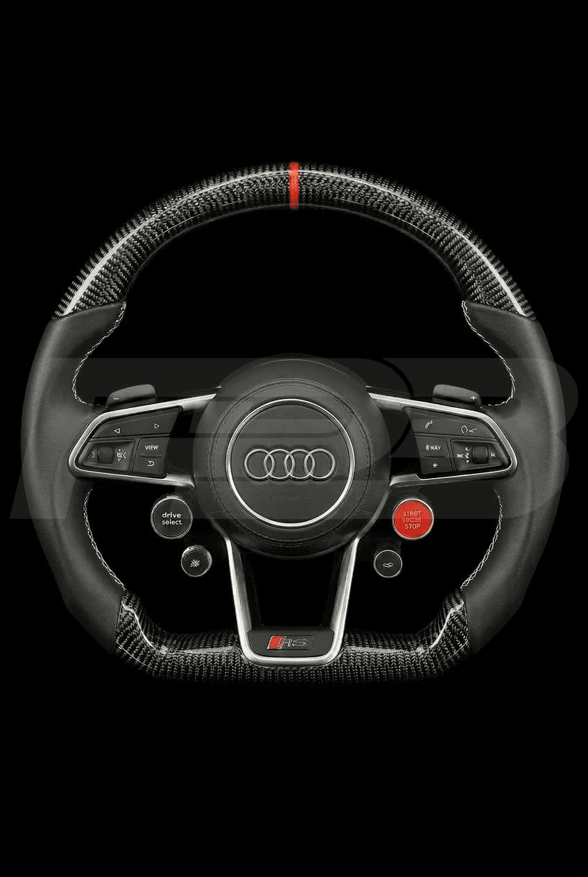 Audi R8 Carbon Sport — complete view, White stitching
