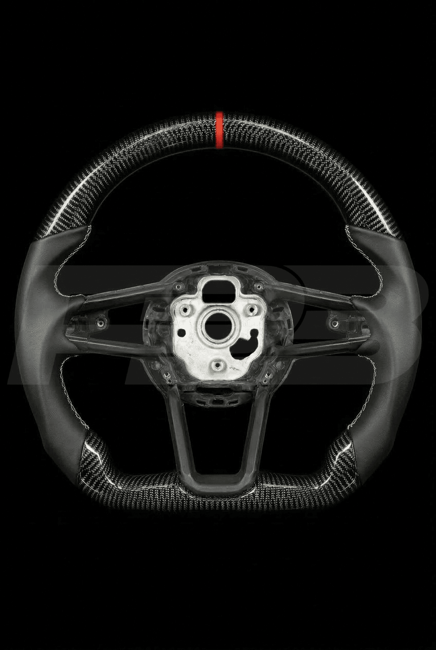 Audi R8 Carbon Sport — exposed view, Brown stitching