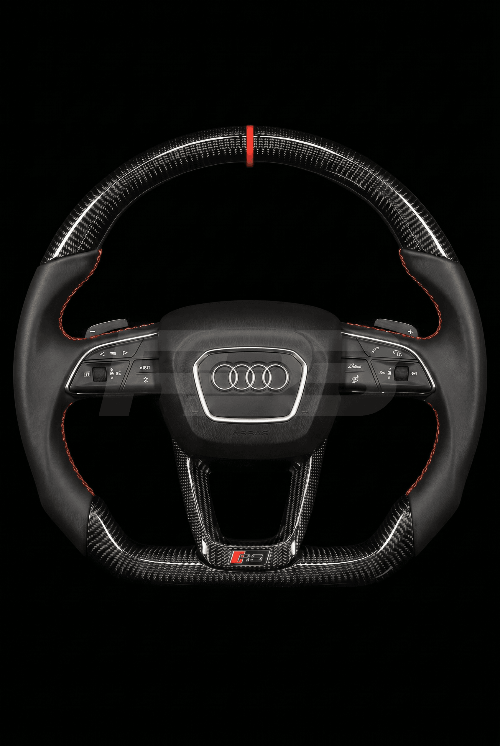 Audi RS Q8 Carbon Sport — complete view, Orange stitching