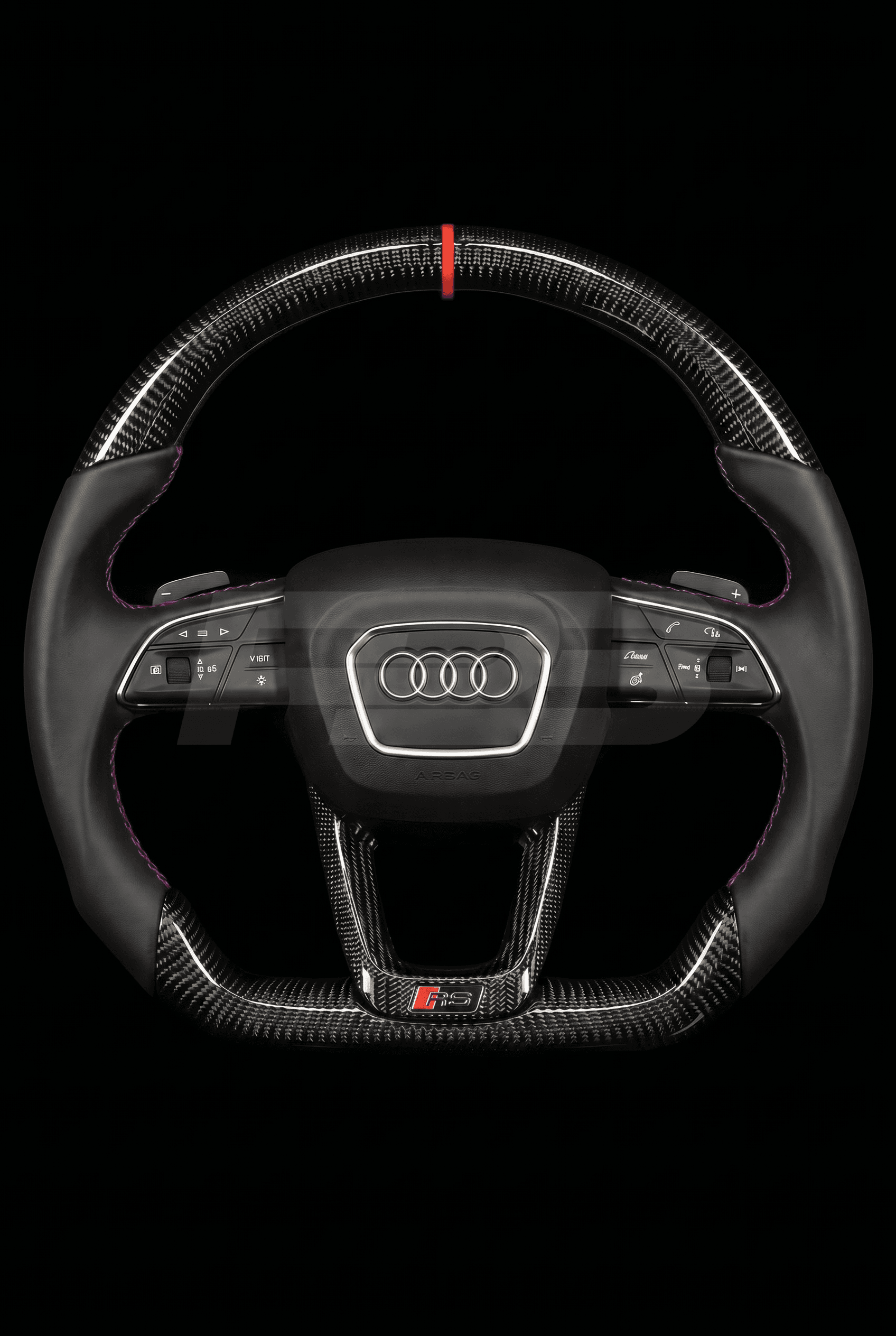 Audi RS Q8 Carbon Sport — complete view, Purple stitching