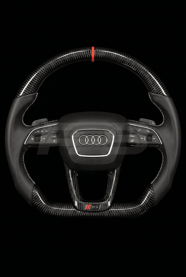 Audi RS Q8 Custom Steering Wheel, Carbon Sport, Made to Order