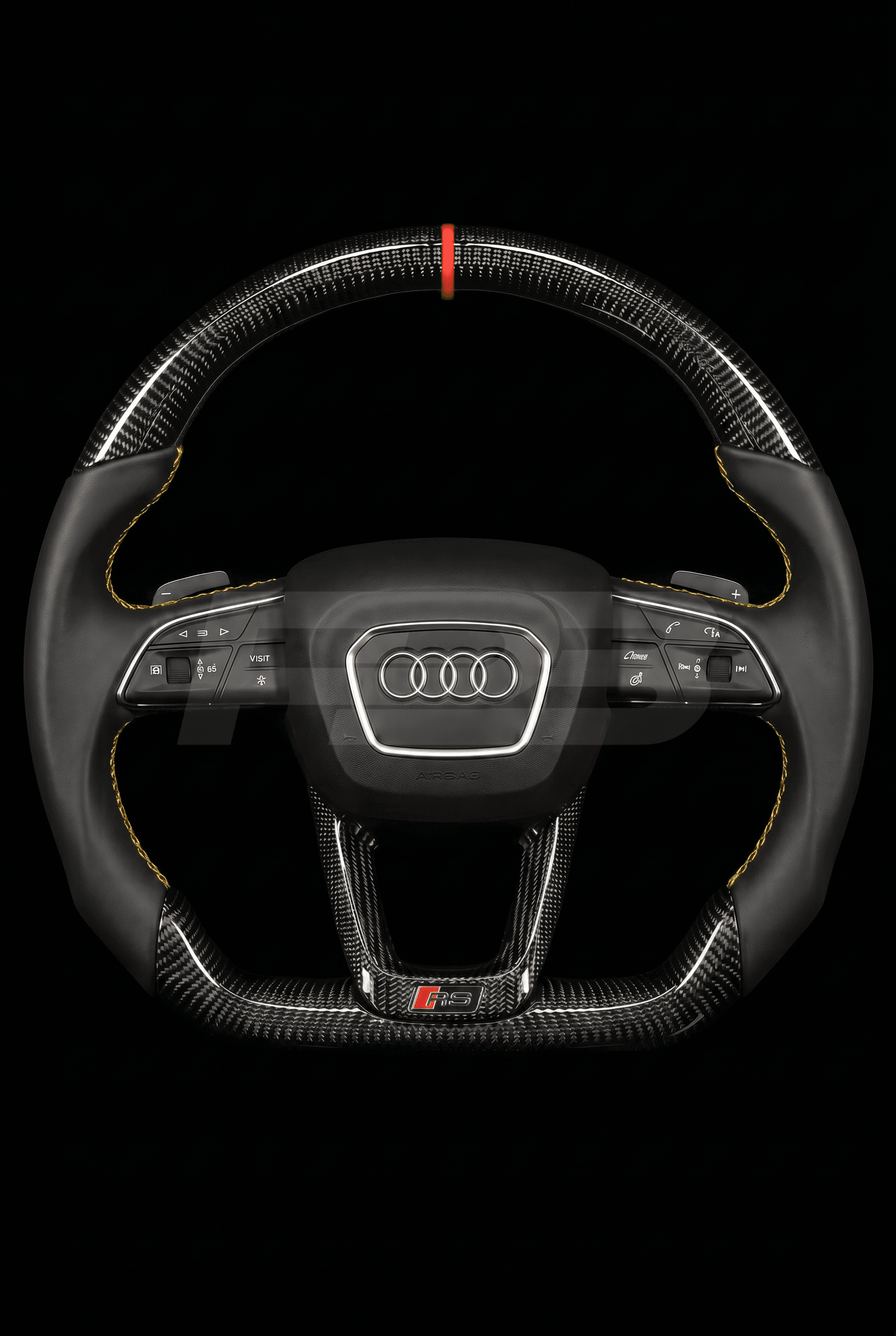 Audi RS Q8 Carbon Sport — complete view, Yellow stitching
