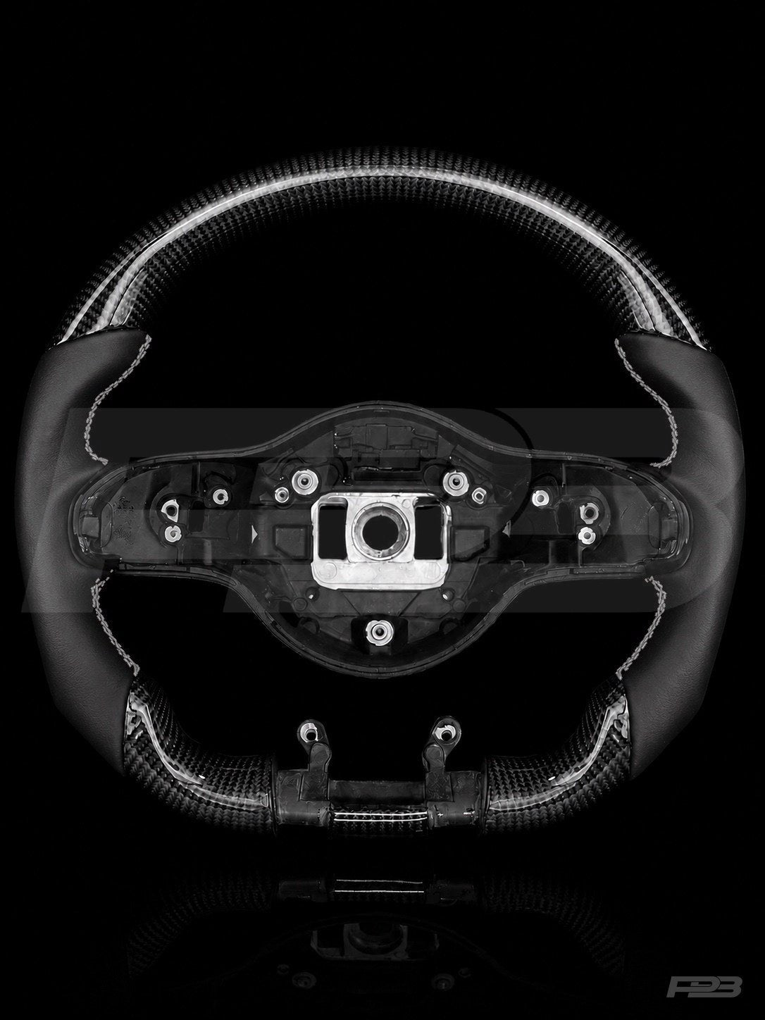 Mercedes C63 W205 Facelift Carbon Sport — exposed view, Grey stitching