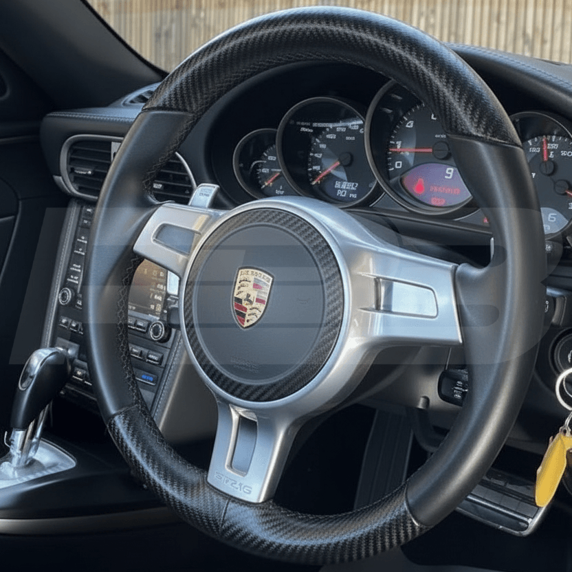 porsche 911 997.2 carbon fibre steering wheel