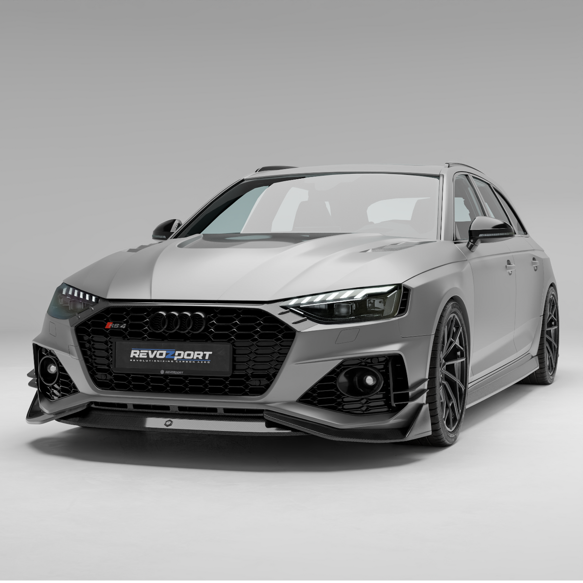 REVOZPORT Audi RS4 Avant B9.5 Carbon Fibre Canards (2020-2023), image 9 - Premium Bespoke AutoWorks