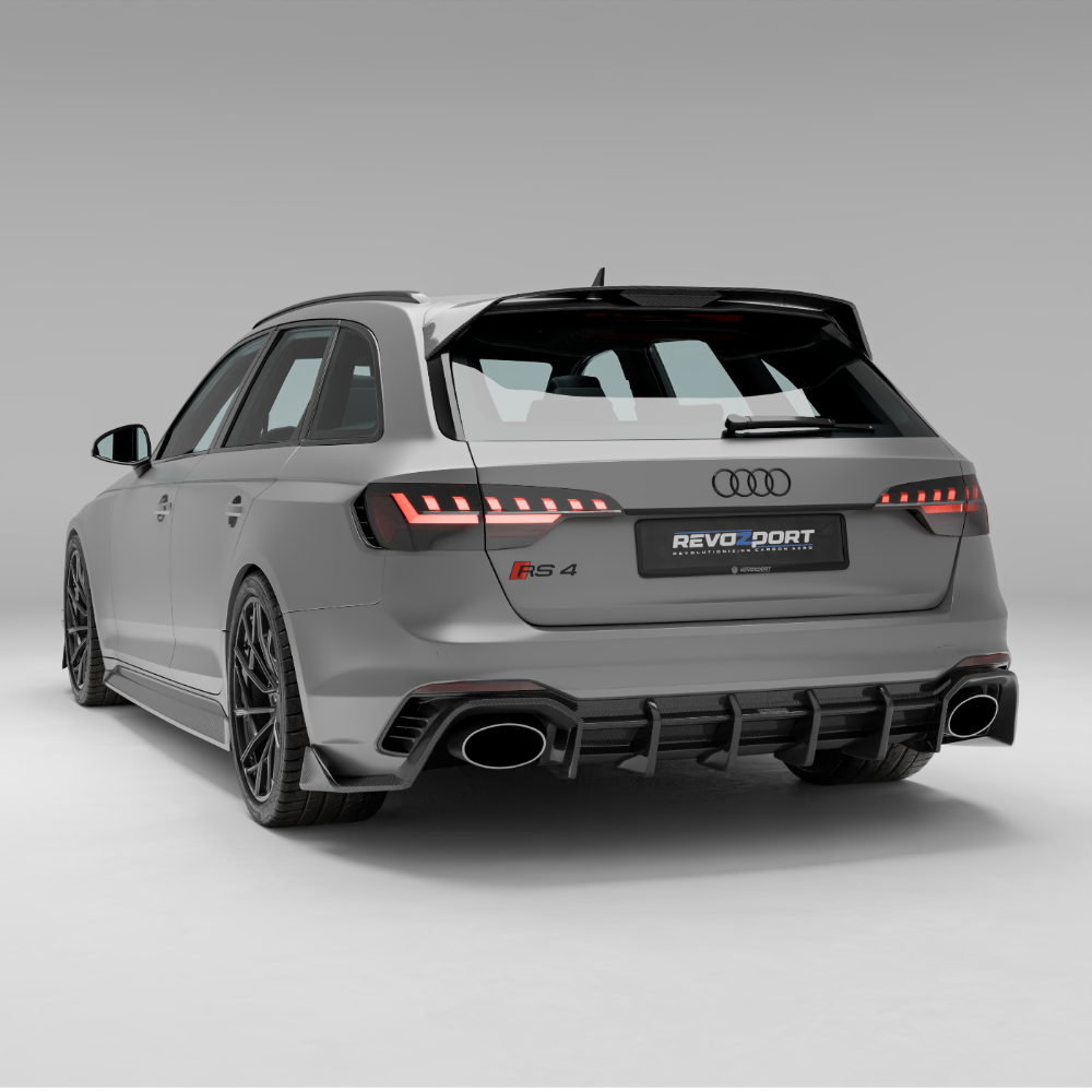 REVOZPORT Audi RS4 Avant B9.5 Carbon Fibre Roof Spoiler (2020-2023), image 8 - Premium Bespoke AutoWorks