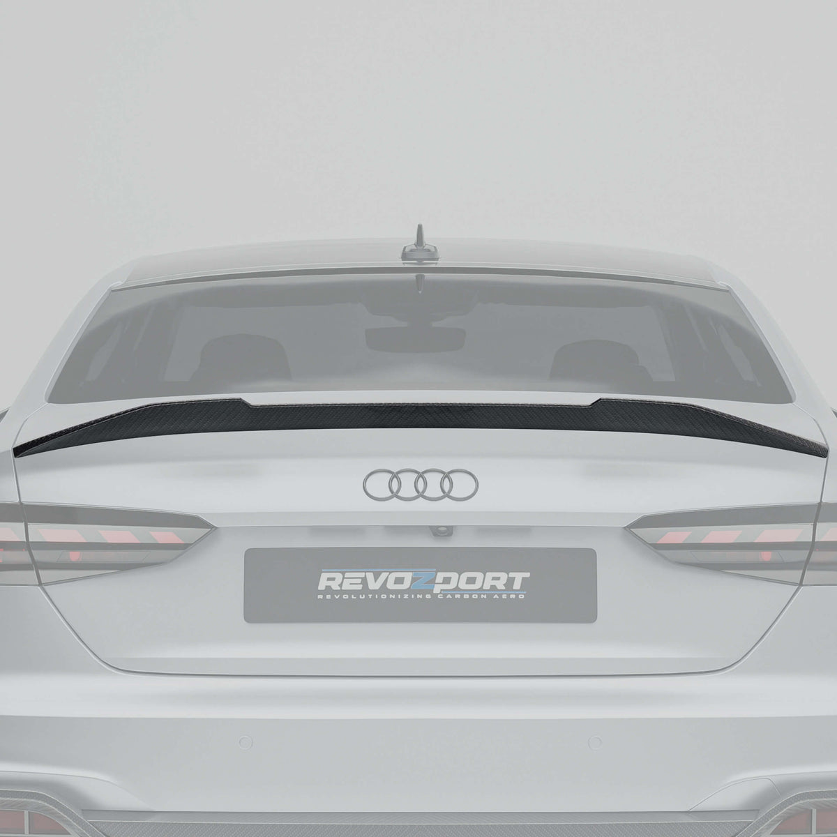 REVOZPORT Audi RS5 Coupe B9.5 Carbon Fibre Rear Spoiler (2020-2024) - Premium Bespoke AutoWorks