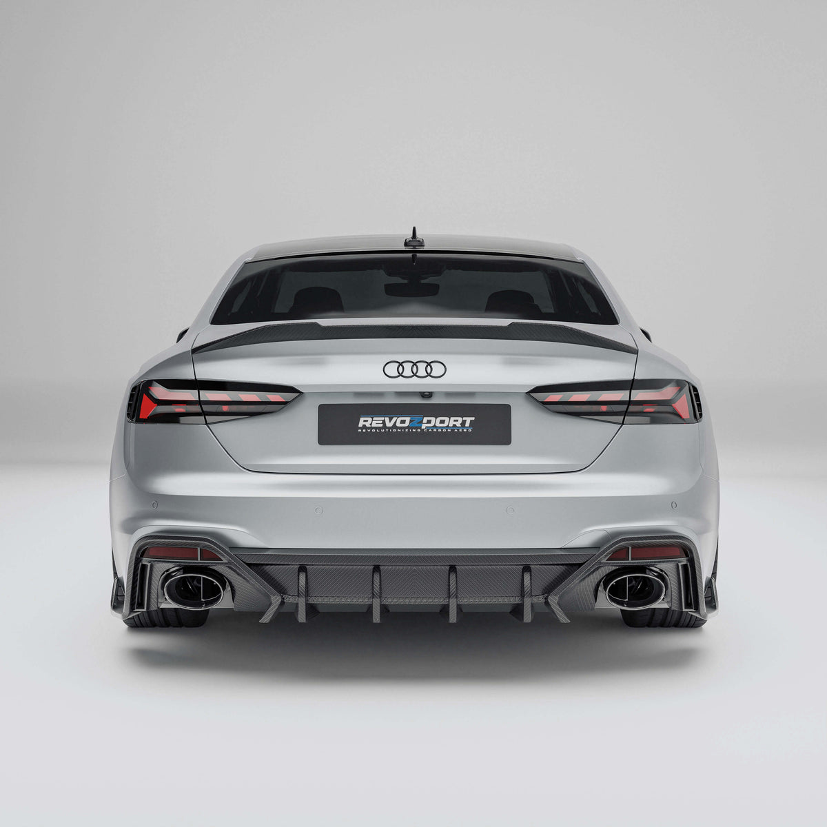 REVOZPORT Audi RS5 Coupe B9.5 Carbon Fibre Rear Spoiler (2020-2024), image 8 - Premium Bespoke AutoWorks