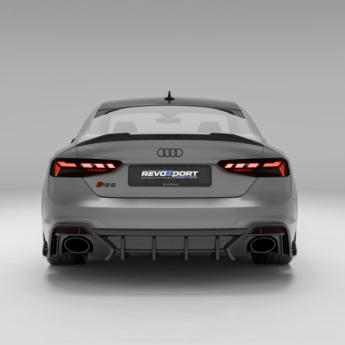 REVOZPORT Audi RS5 Sportback B9.5 Carbon Fibre Rear Diffuser (2020-2024), image 8 - Premium Bespoke AutoWorks