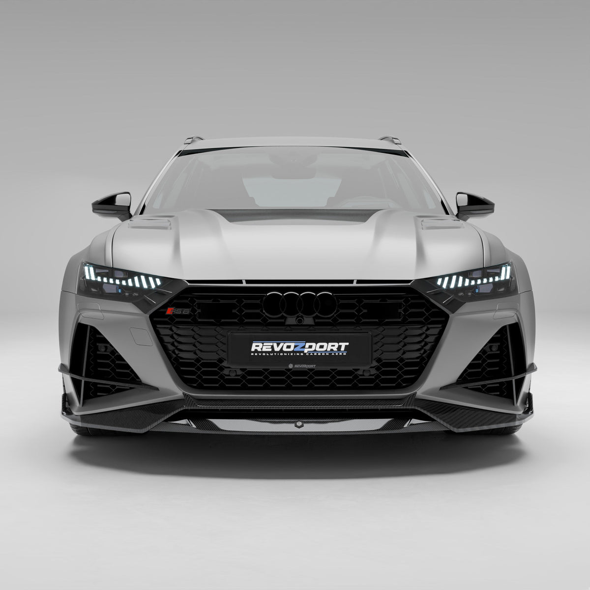 REVOZPORT Audi RS6 Avant C8 Carbon Fibre Front Grille (2020+), image 7 - Premium Bespoke AutoWorks