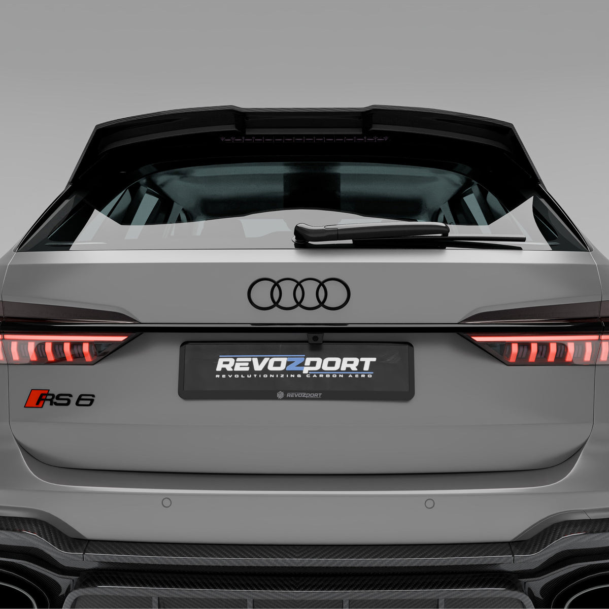 REVOZPORT Audi RS6 Avant C8 Carbon Fibre Roof Spoiler (2020+), image 7 - Premium Bespoke AutoWorks