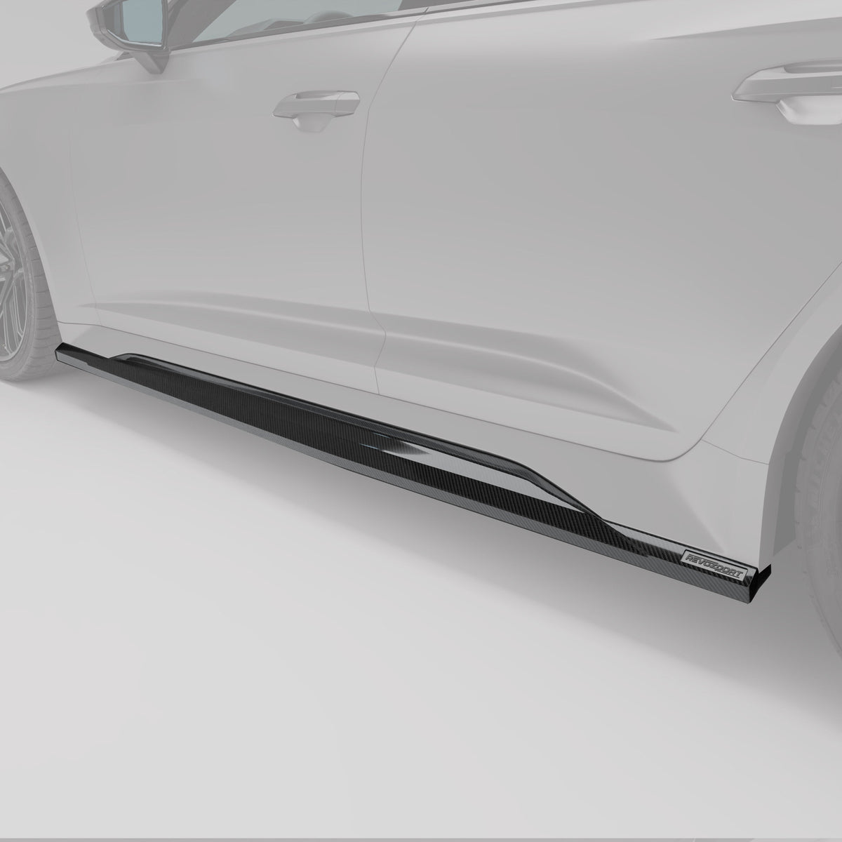 REVOZPORT Audi RS6 Avant C8 Carbon Fibre Side Skirts (2020+) - Premium Bespoke AutoWorks