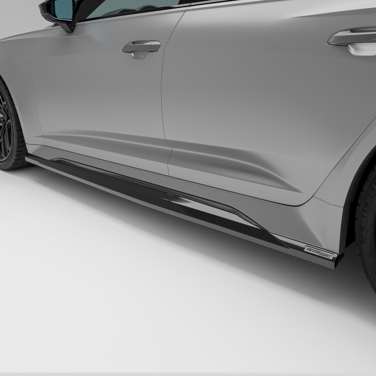 REVOZPORT Audi RS6 Avant C8 Carbon Fibre Side Skirts (2020+), image 2 - Premium Bespoke AutoWorks