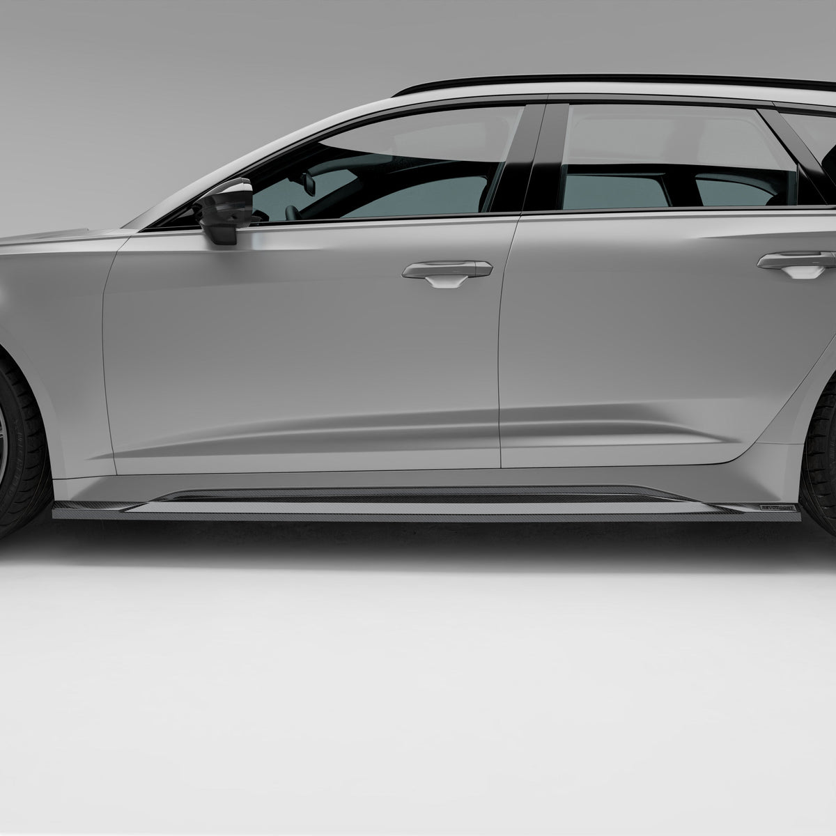 REVOZPORT Audi RS6 Avant C8 Carbon Fibre Side Skirts (2020+), image 7 - Premium Bespoke AutoWorks