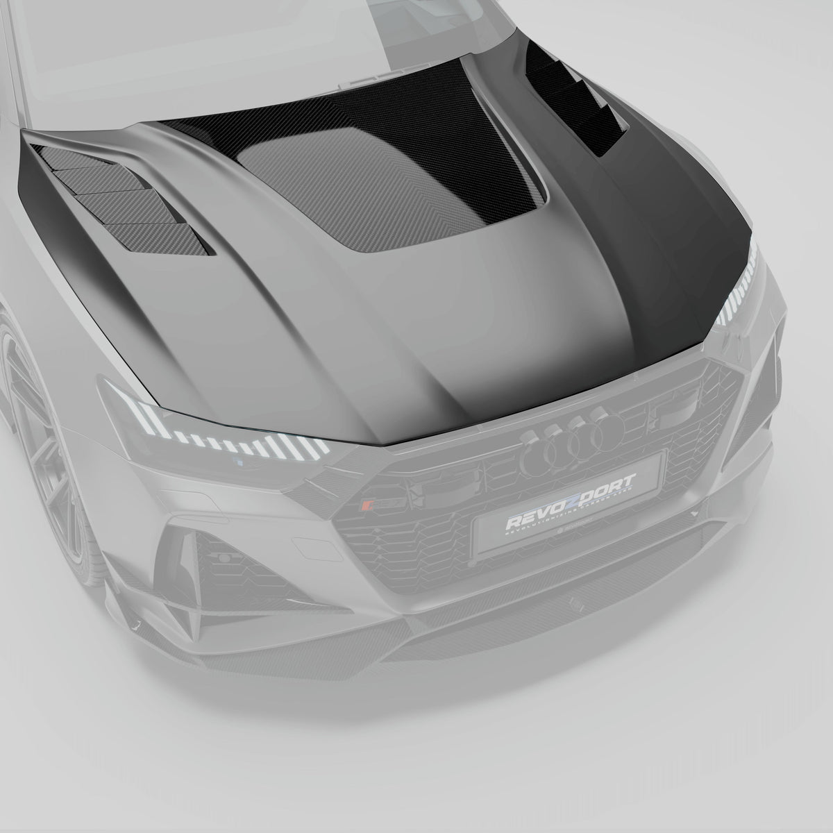 REVOZPORT Audi RS7 Sportback C8 Carbon Fibre Bonnet (2020+) - Premium Bespoke AutoWorks