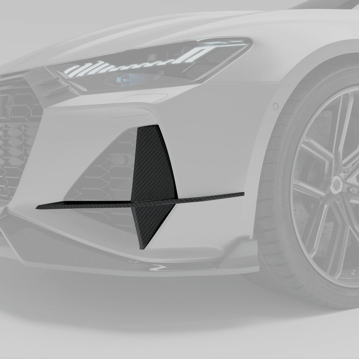 REVOZPORT Audi RS7 Sportback C8 Carbon Fibre Canards (2020+) - Premium Bespoke AutoWorks
