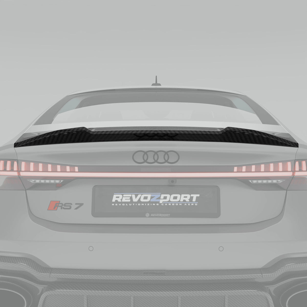 REVOZPORT Audi RS7 Sportback C8 Carbon Fibre Spoiler (2020+) - Premium Bespoke AutoWorks
