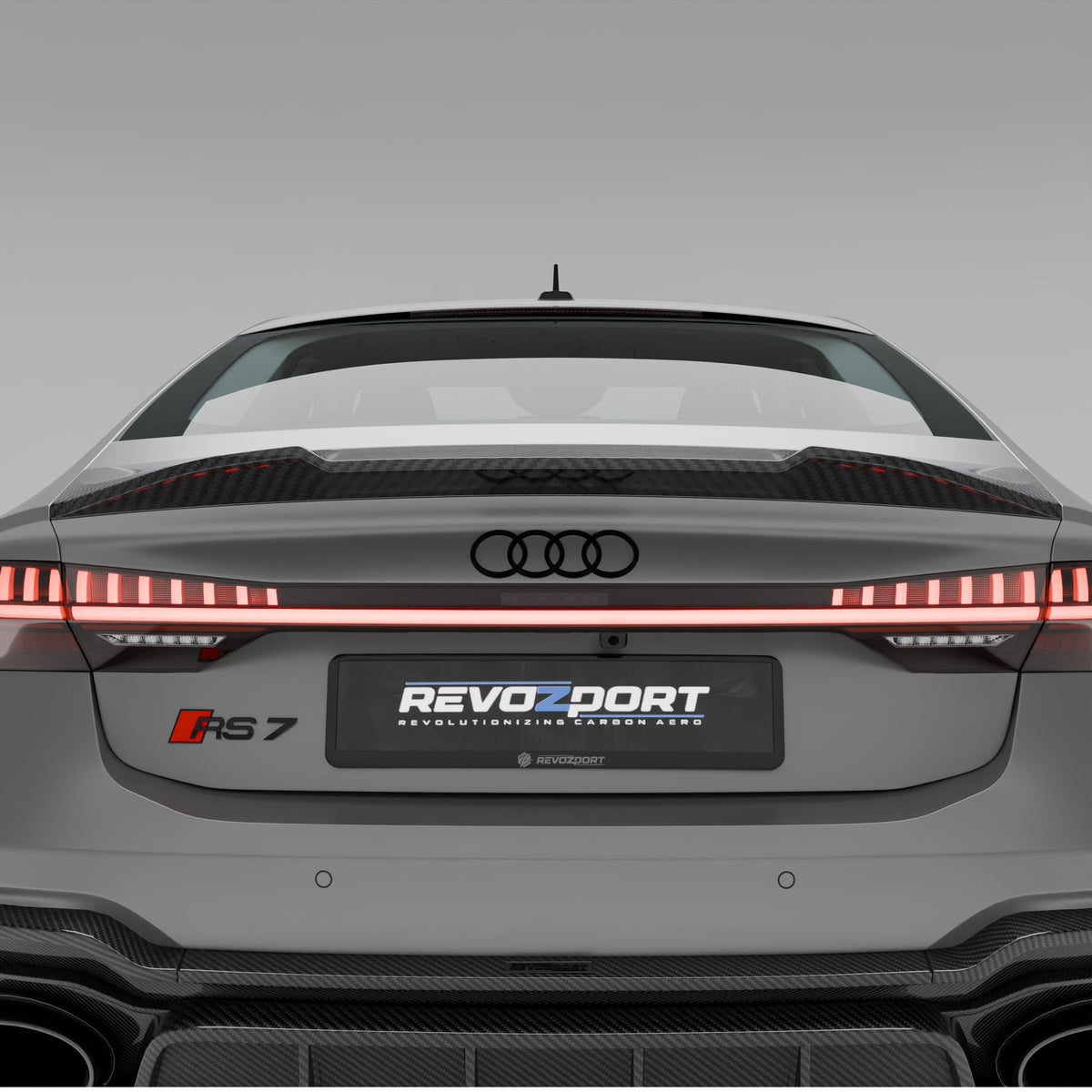 REVOZPORT Audi RS7 Sportback C8 Carbon Fibre Spoiler (2020+), image 7 - Premium Bespoke AutoWorks