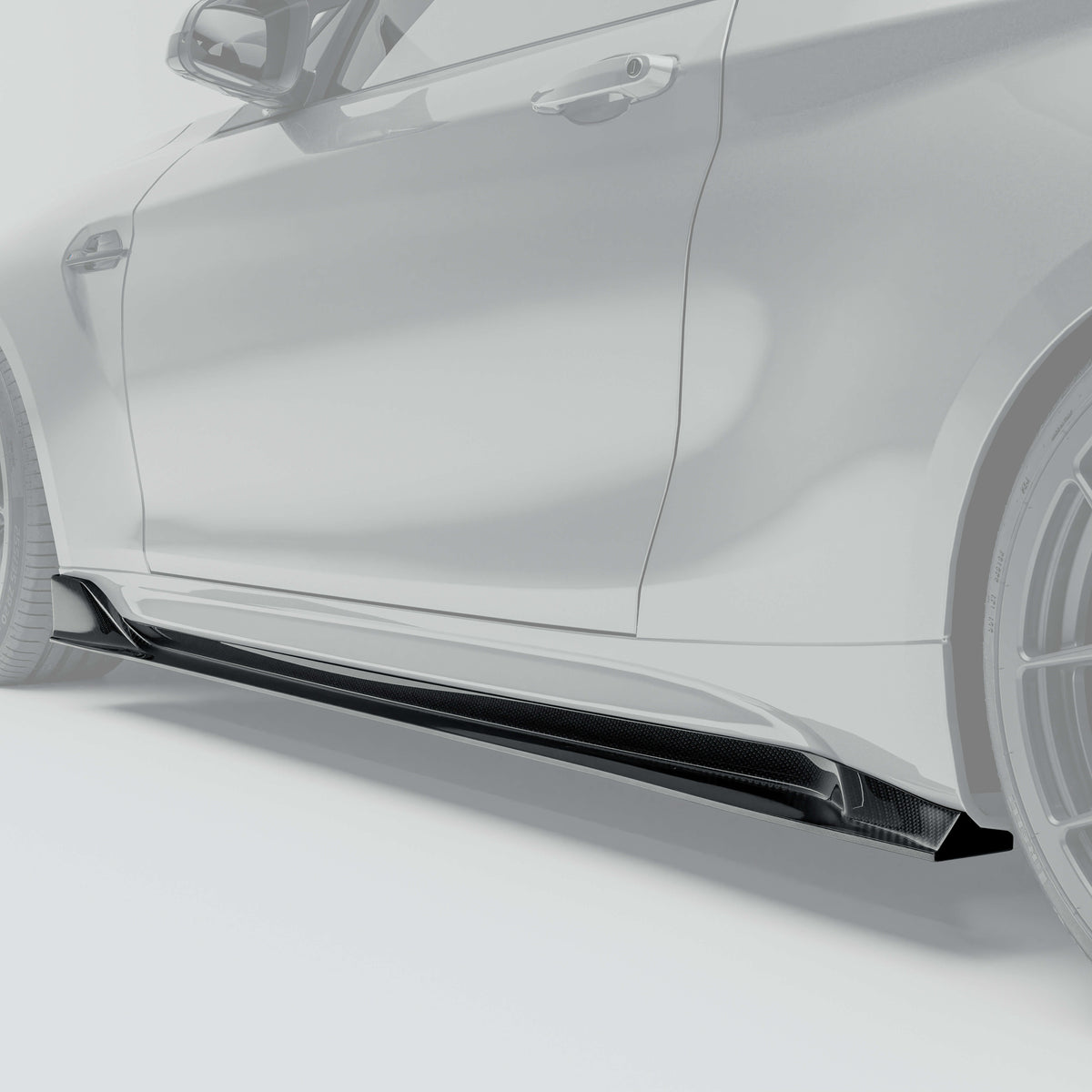 REVOZPORT BMW M2 Competition F87 Carbon Fibre Side Skirts (2018-2021) - Premium Bespoke AutoWorks