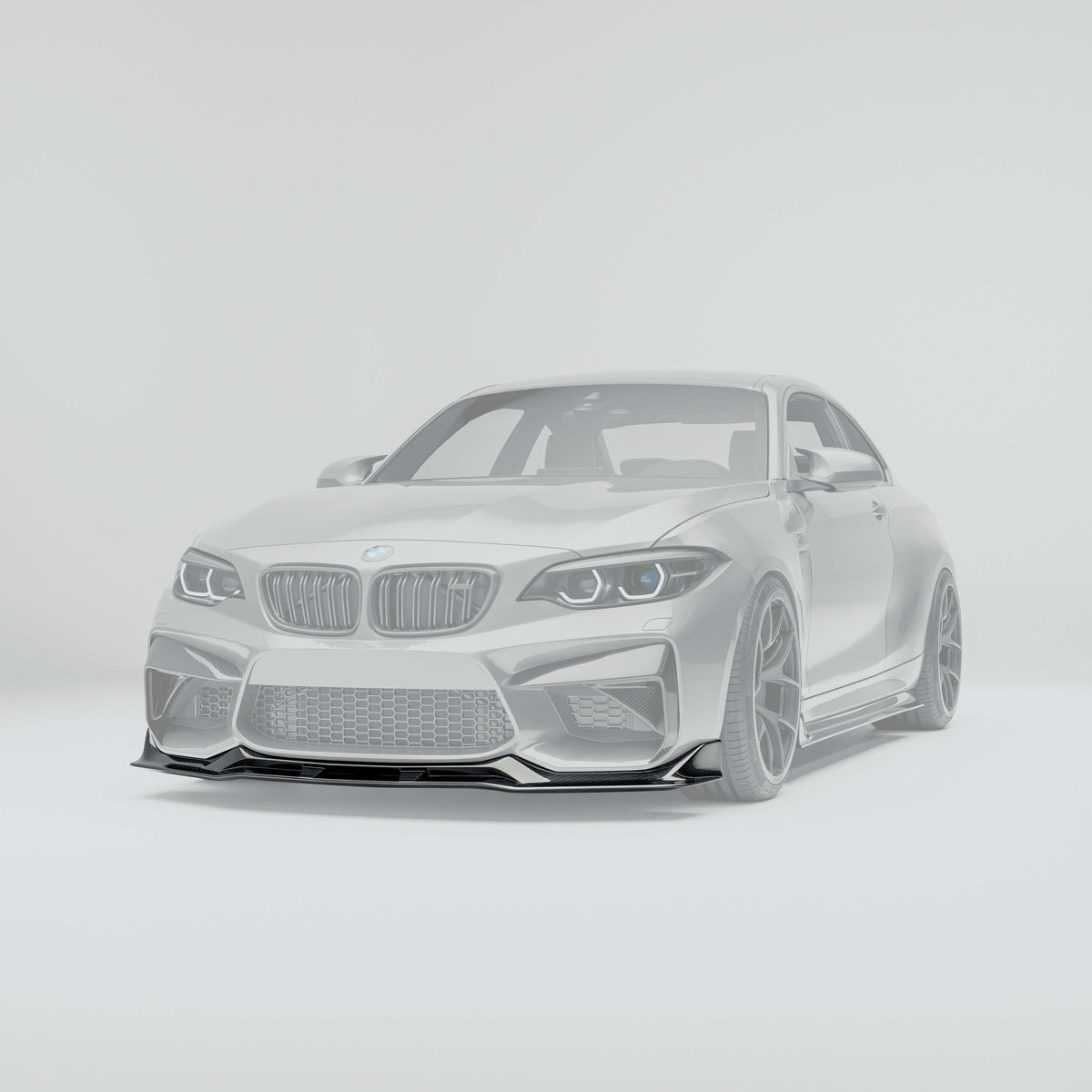 REVOZPORT BMW M2 F87 Carbon Fibre Front Lip (2016-2018) - Premium Bespoke AutoWorks