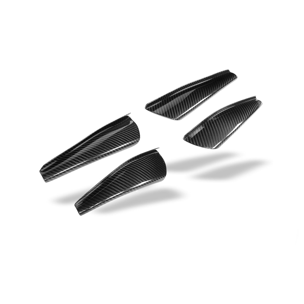 REVOZPORT BMW M2 G87 Carbon Fibre Aero Front Bumper Canards (2023+), image 3 - Premium Bespoke AutoWorks
