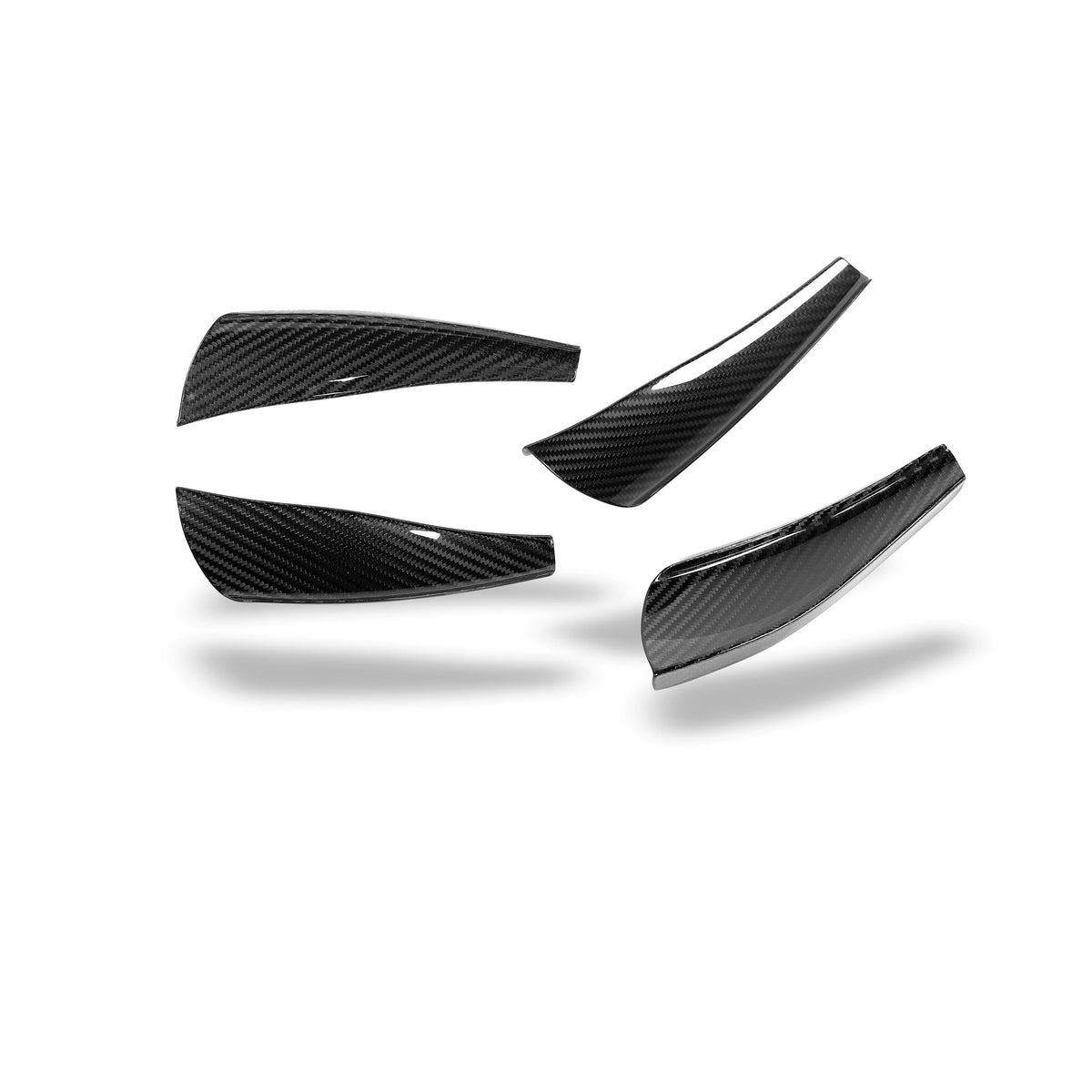REVOZPORT BMW M2 G87 Carbon Fibre Aero Front Bumper Canards (2023+), image 6 - Premium Bespoke AutoWorks