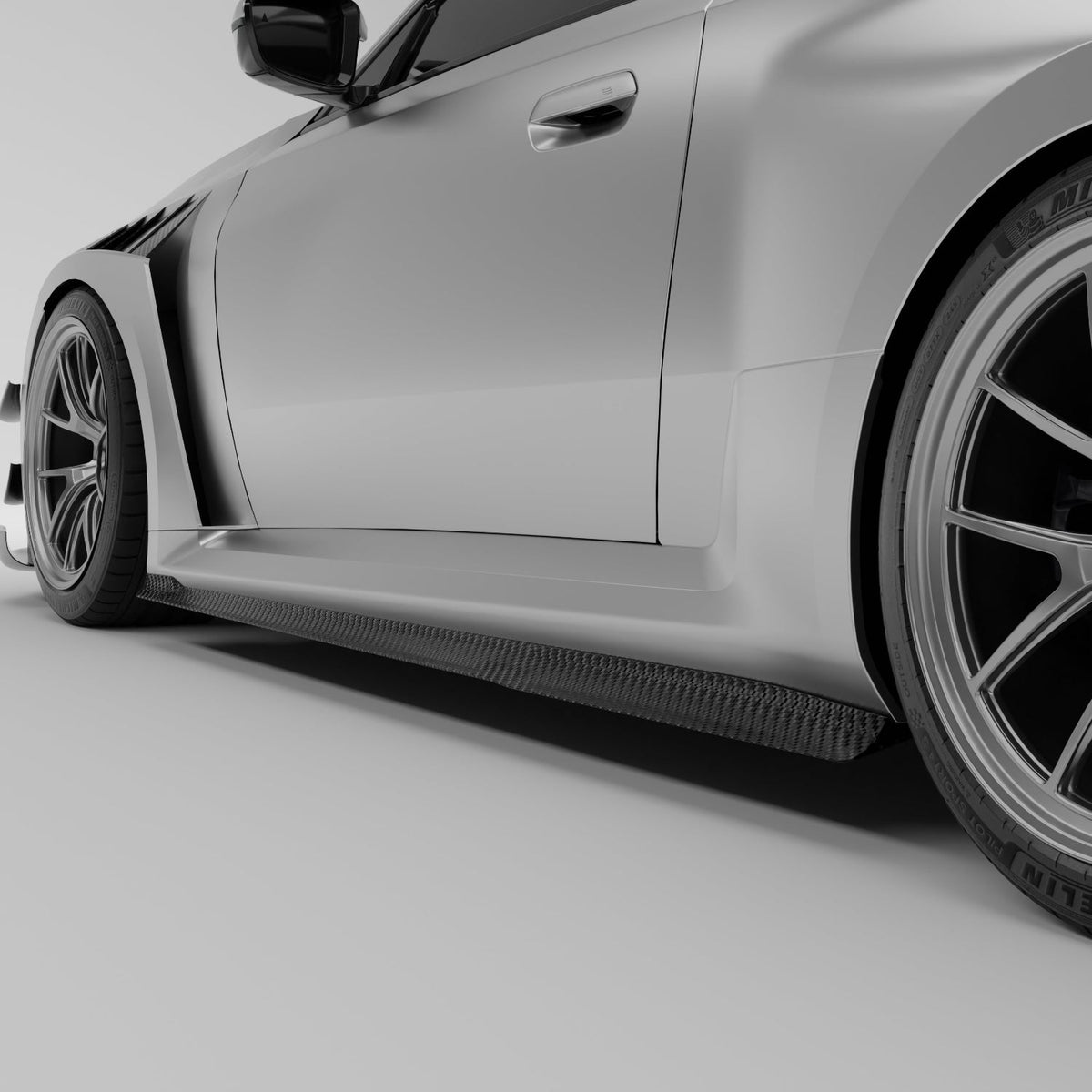 REVOZPORT BMW M2 G87 Carbon Fibre Aero Side Skirts (2023+) - Premium Bespoke AutoWorks