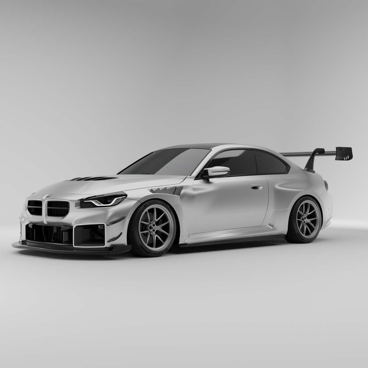 REVOZPORT BMW M2 G87 Carbon Fibre Aero Splitter and Air Dam (2023+), image 10 - Premium Bespoke AutoWorks