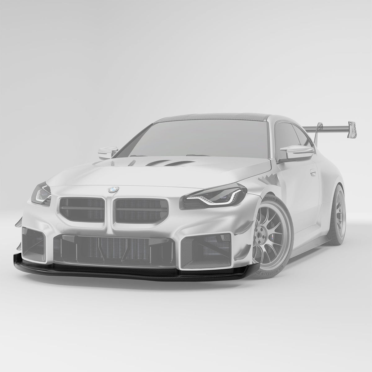 REVOZPORT BMW M2 G87 Carbon Fibre Aero Splitter and Air Dam (2023+), image 2 - Premium Bespoke AutoWorks