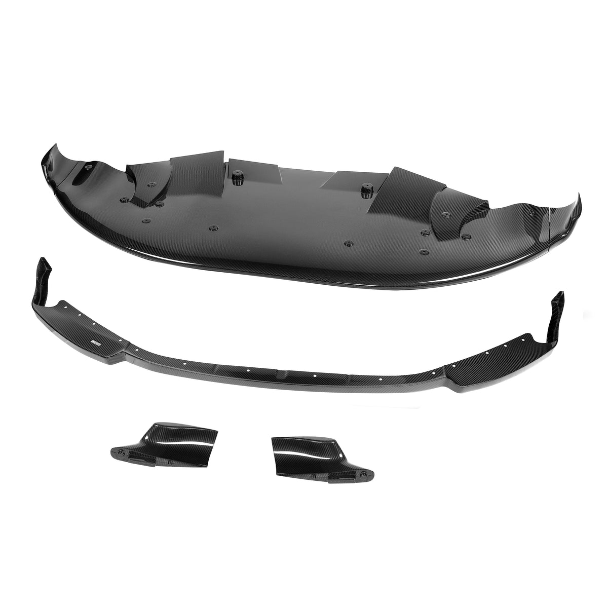 REVOZPORT BMW M2 G87 Carbon Fibre Aero Splitter and Air Dam (2023+), image 4 - Premium Bespoke AutoWorks