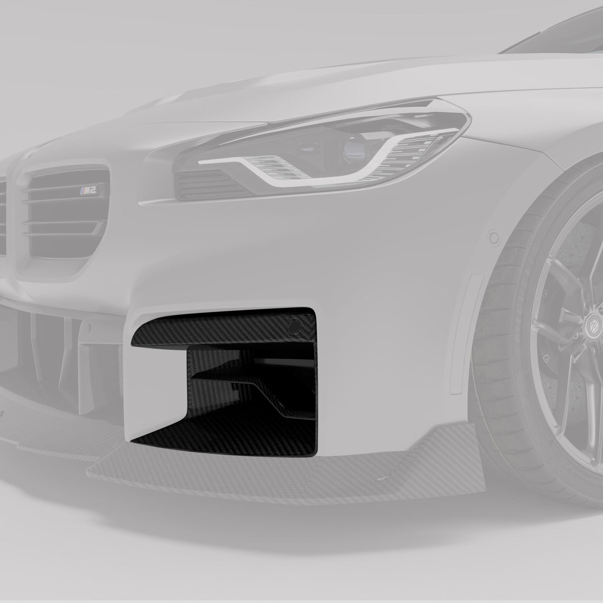 REVOZPORT BMW M2 G87 Carbon Fibre Front Inlets (2023+) - Premium Bespoke AutoWorks