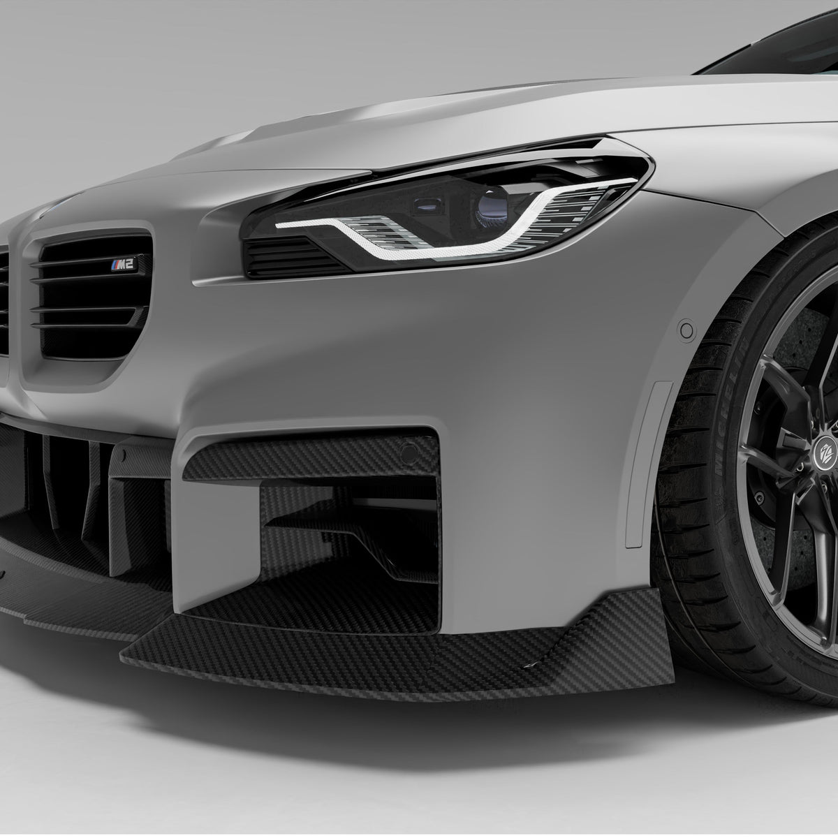 REVOZPORT BMW M2 G87 Carbon Fibre Front Inlets (2023+), image 2 - Premium Bespoke AutoWorks