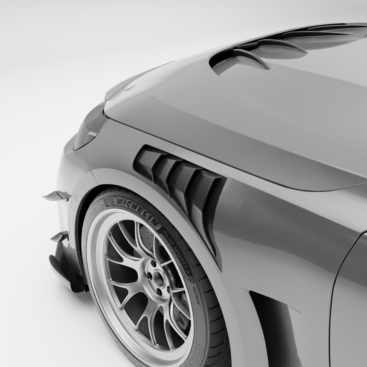 REVOZPORT BMW M2 G87 Carbon Fibre Hybrid Front Fenders (2023+) - Premium Bespoke AutoWorks