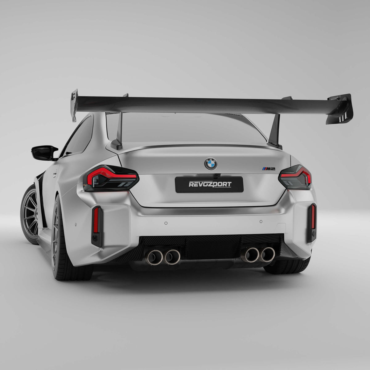 REVOZPORT BMW M2 G87 Carbon Fibre Race Rear Wing (2023+) - Premium Bespoke AutoWorks