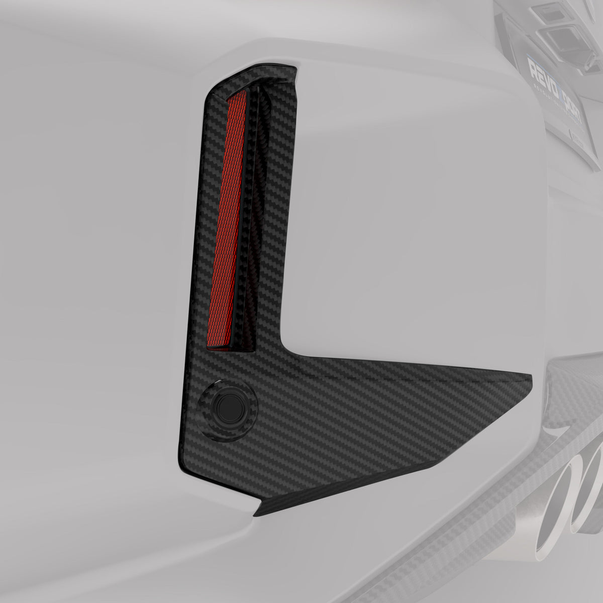 REVOZPORT BMW M2 G87 Carbon Fibre Rear Canards (2023+) - Premium Bespoke AutoWorks