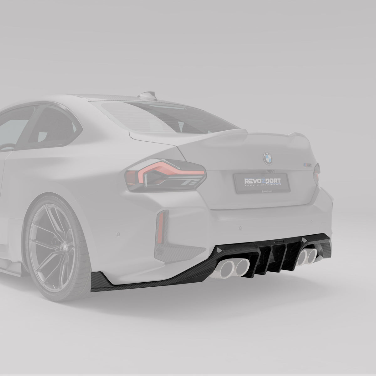 REVOZPORT BMW M2 G87 Carbon Fibre Rear Diffuser (2023+) - Premium Bespoke AutoWorks