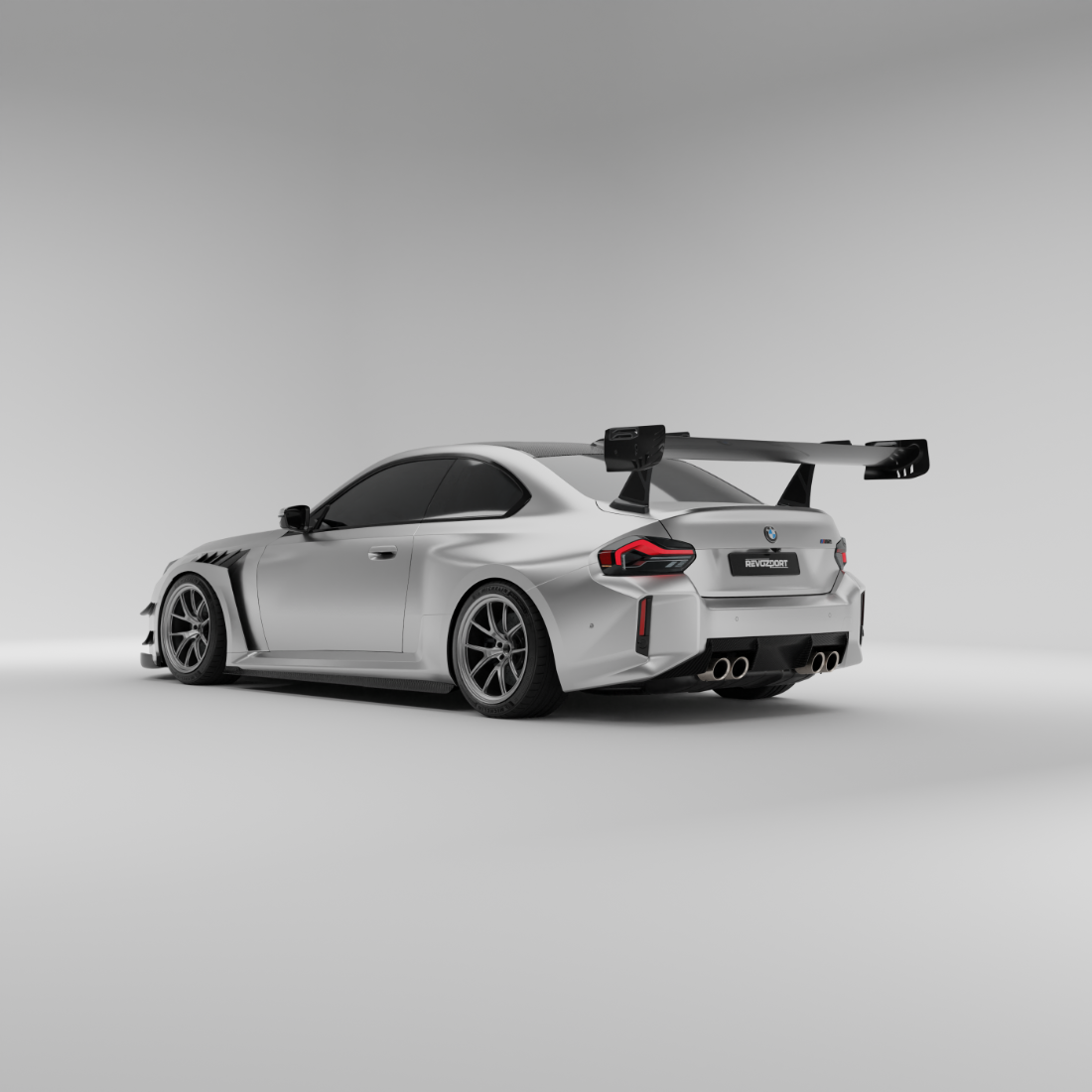REVOZPORT BMW M2 G87 Carbon Fibre Replacement Rear Diffuser (2023+), image 9 - Premium Bespoke AutoWorks