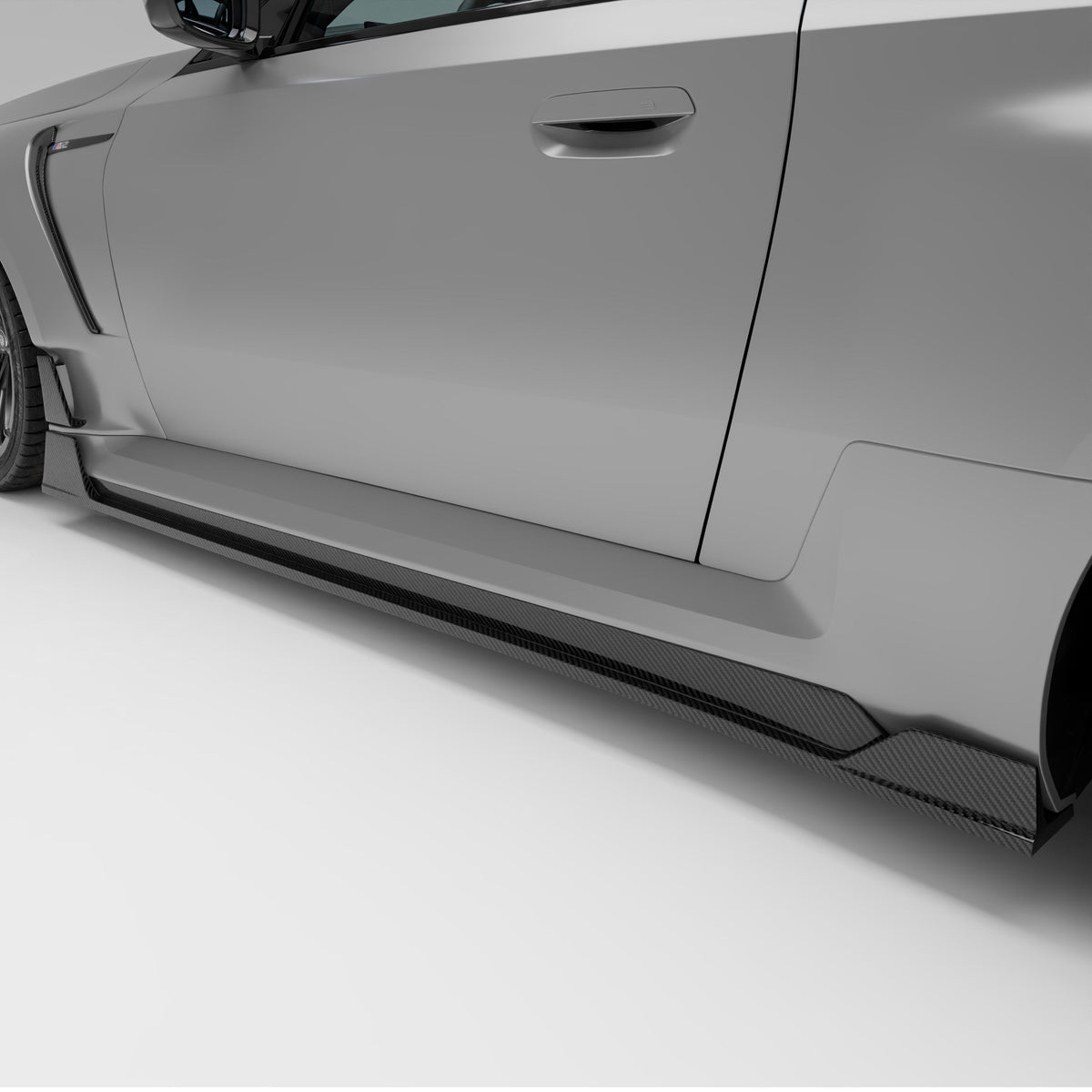 REVOZPORT BMW M2 G87 Carbon Fibre Side Skirts (2023+), image 2 - Premium Bespoke AutoWorks