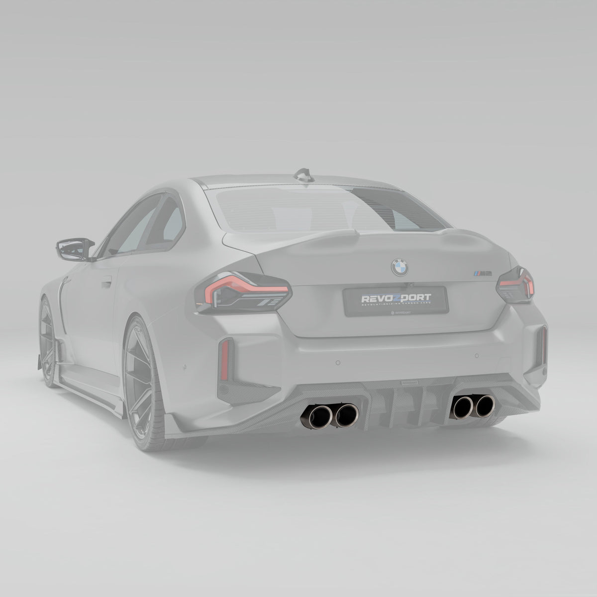 REVOZPORT BMW M2 G87 Stainless Steel Exhaust Tips (2023+) - Premium Bespoke AutoWorks