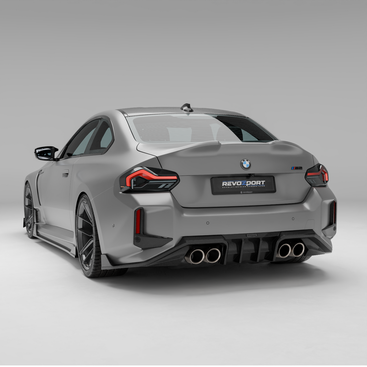 REVOZPORT BMW M2 G87 Stainless Steel Exhaust Tips (2023+), image 2 - Premium Bespoke AutoWorks