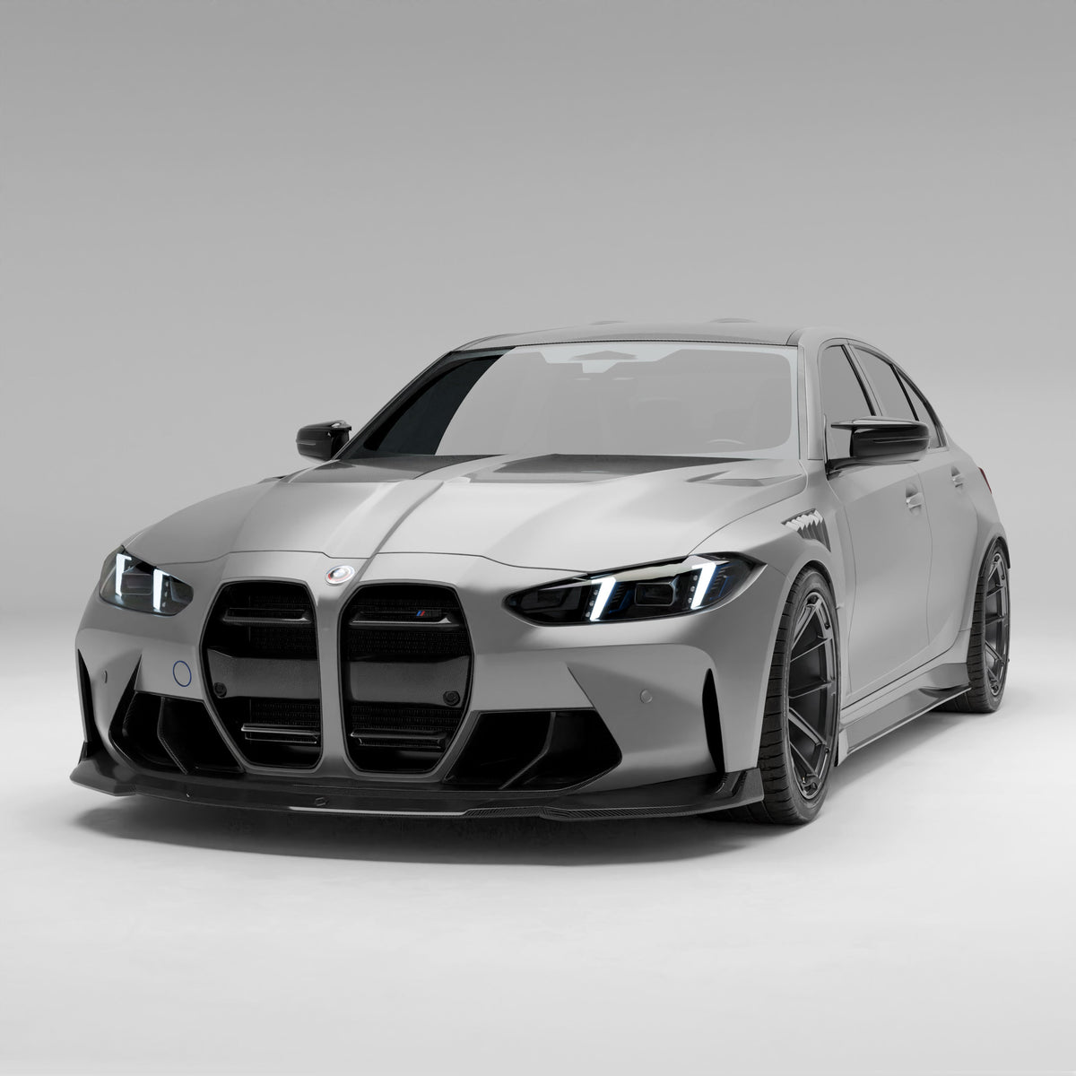REVOZPORT BMW M3 G80 Carbon Fibre Front Lip (2021+), image 2 - Premium Bespoke AutoWorks