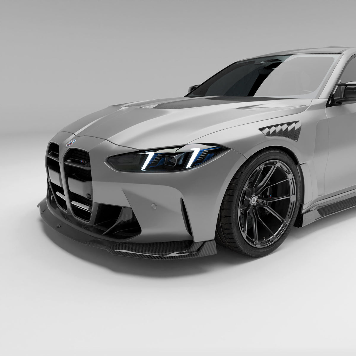 REVOZPORT BMW M3 G80 Carbon Fibre Front Lip (2021+), image 9 - Premium Bespoke AutoWorks