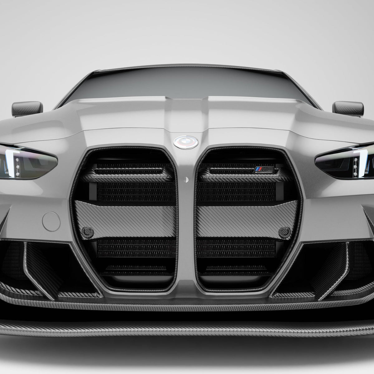 REVOZPORT BMW M3 G80 Carbon Fibre Race Front Grille for Cars Without ACC (2021+) - Premium Bespoke AutoWorks