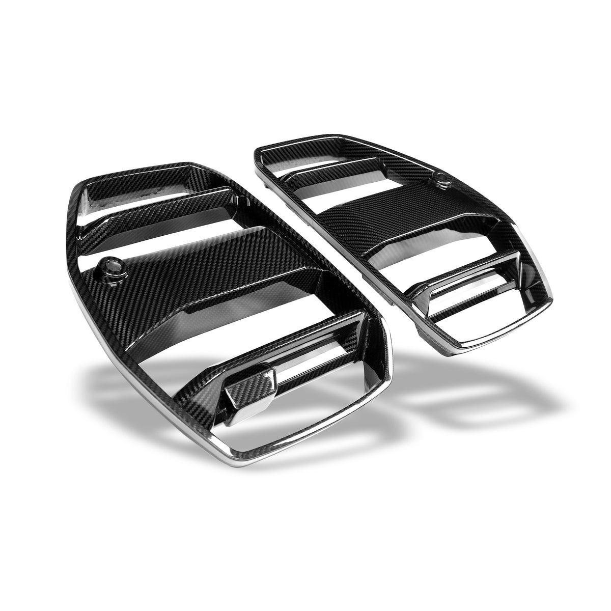 REVOZPORT BMW M3 G80 Carbon Fibre Race Front Grille for Cars Without ACC (2021+), image 3 - Premium Bespoke AutoWorks